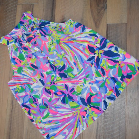 Lilly Pulitzer Bailey Silk Blouse Shell Top Shirt - Picture 4 of 16